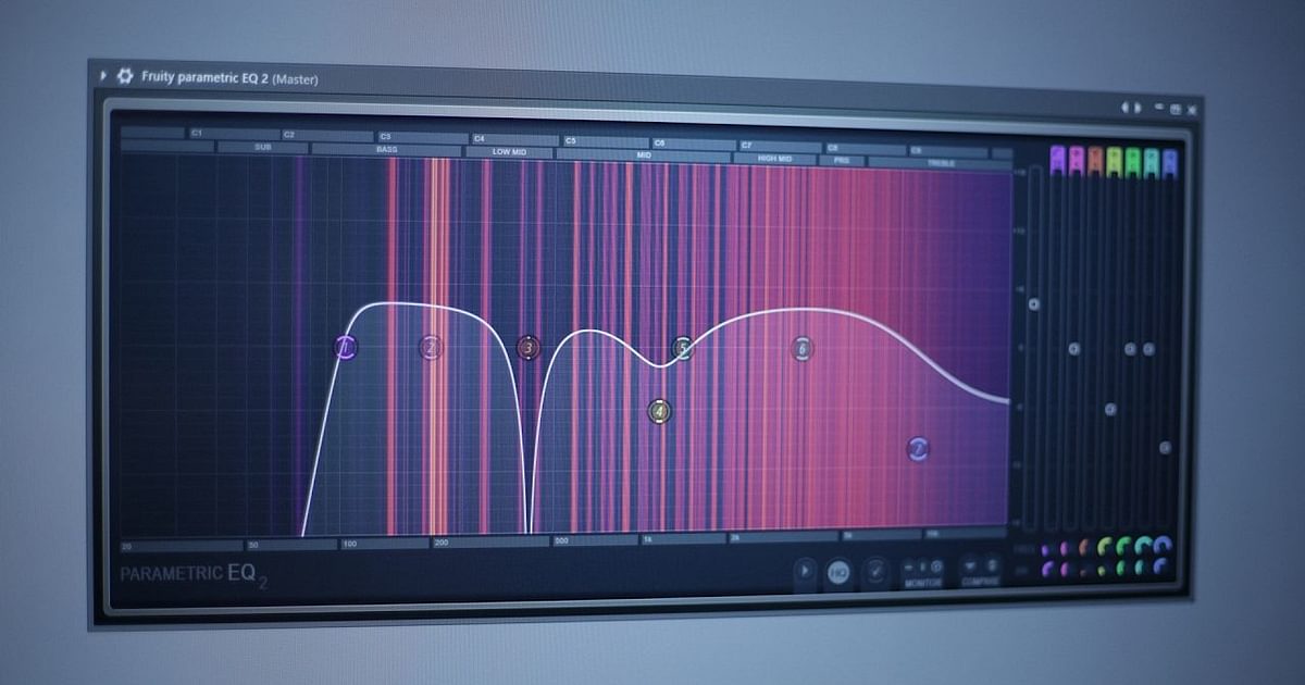 Bass Audio Frequency Spectrum Chart, Music Mixing, Audio Engineer